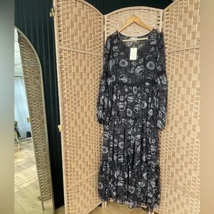 Mia Joy from Joyfolie fit and flare sheer dress with full slip. XL